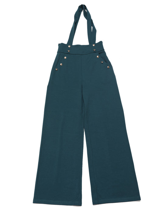 Women's Casual Office Overall Adjustable Straps Wide Leg Suspenders Jumpsuits