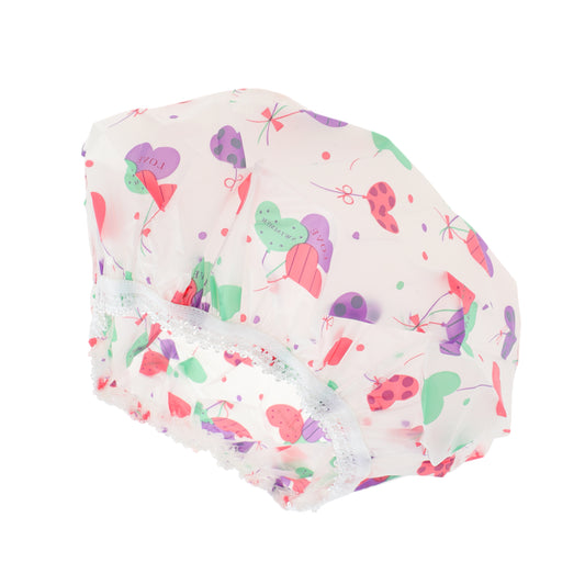 1 Pc Reusable Single Layer Shower Cap for Shower Assorted Color