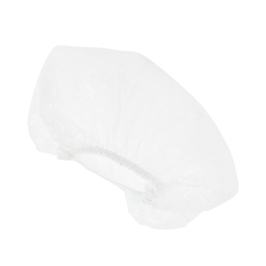 100 Pcs Set Disposable Multifunction Shower Cap for Shower Clear