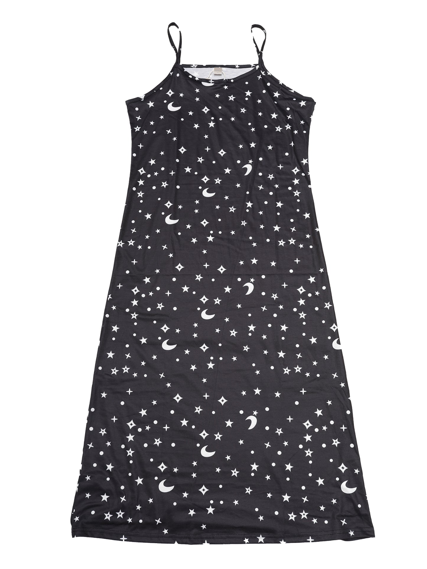 Women's Full Slip Dress Spaghetti Strap Cami Tank Long Underdress Nightgown (Plus Size Available)