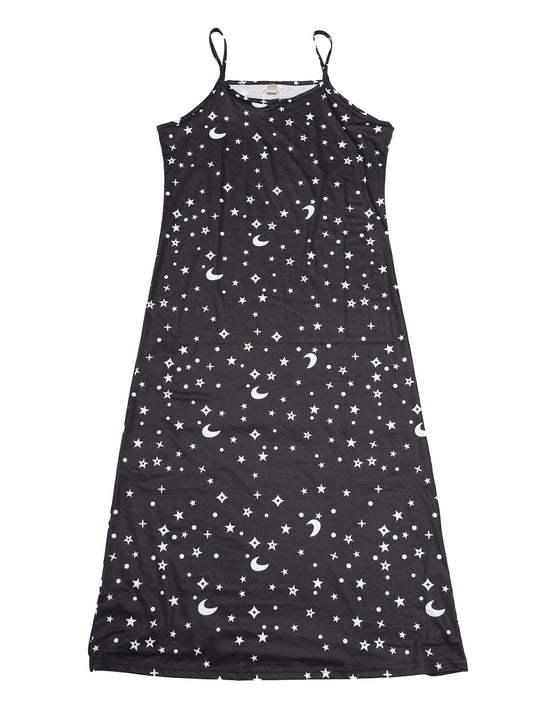 Camisón largo con tirantes finos para mujer (tallas grandes disponibles)