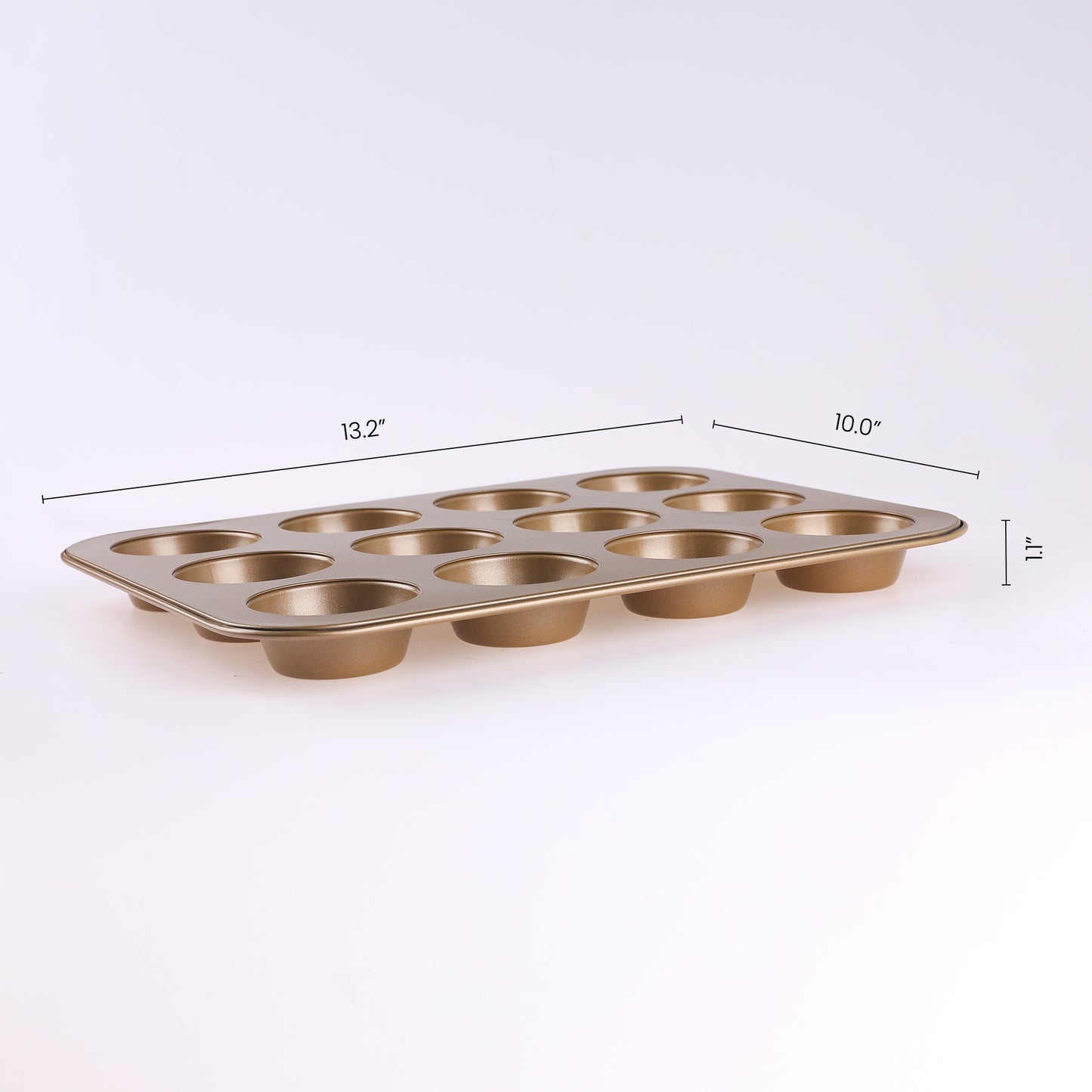1 Pack Cup Cake Pans, Nonstick Cupcake Pan 6 Cups, Premium Cheesecake Pans