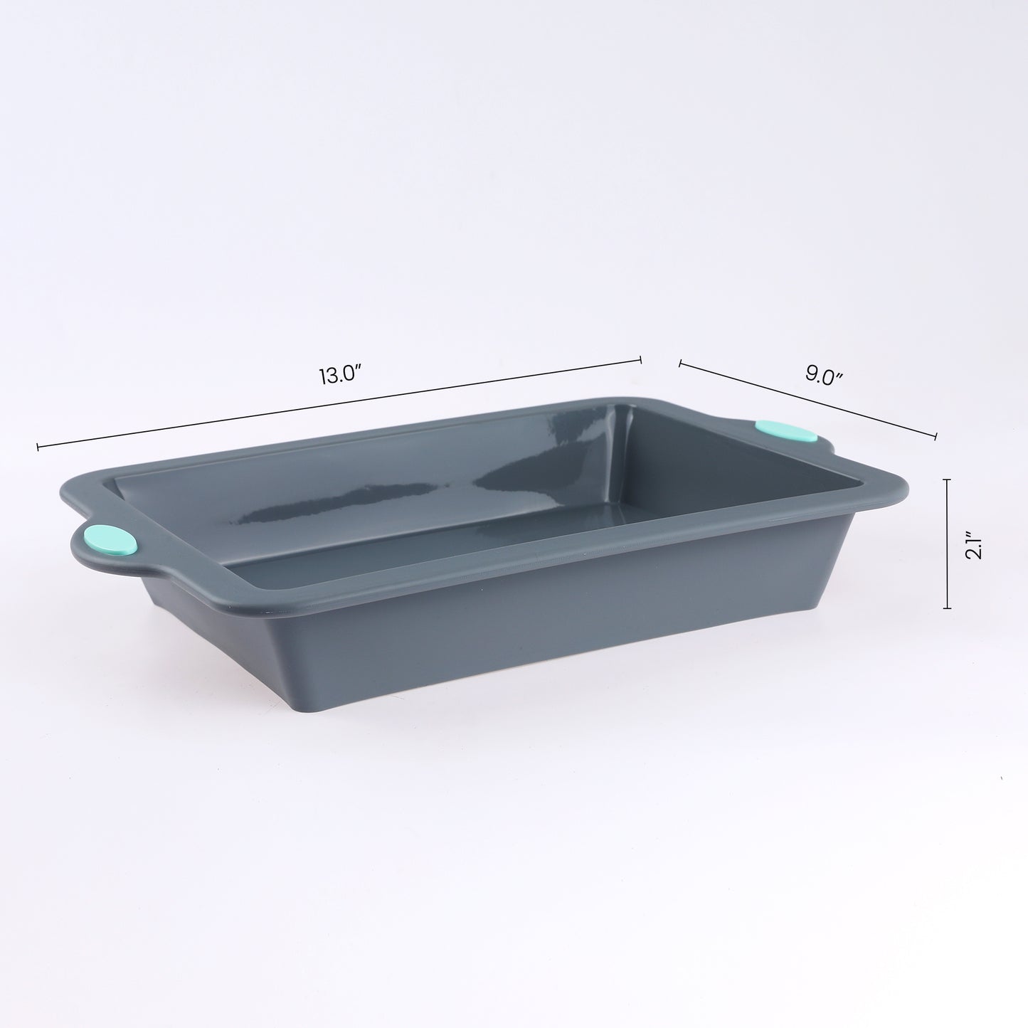 2 Packs Cake Pan Nonstick Silicone Baking Pan, Sheet Pans for Baking Cakes Lasagna
