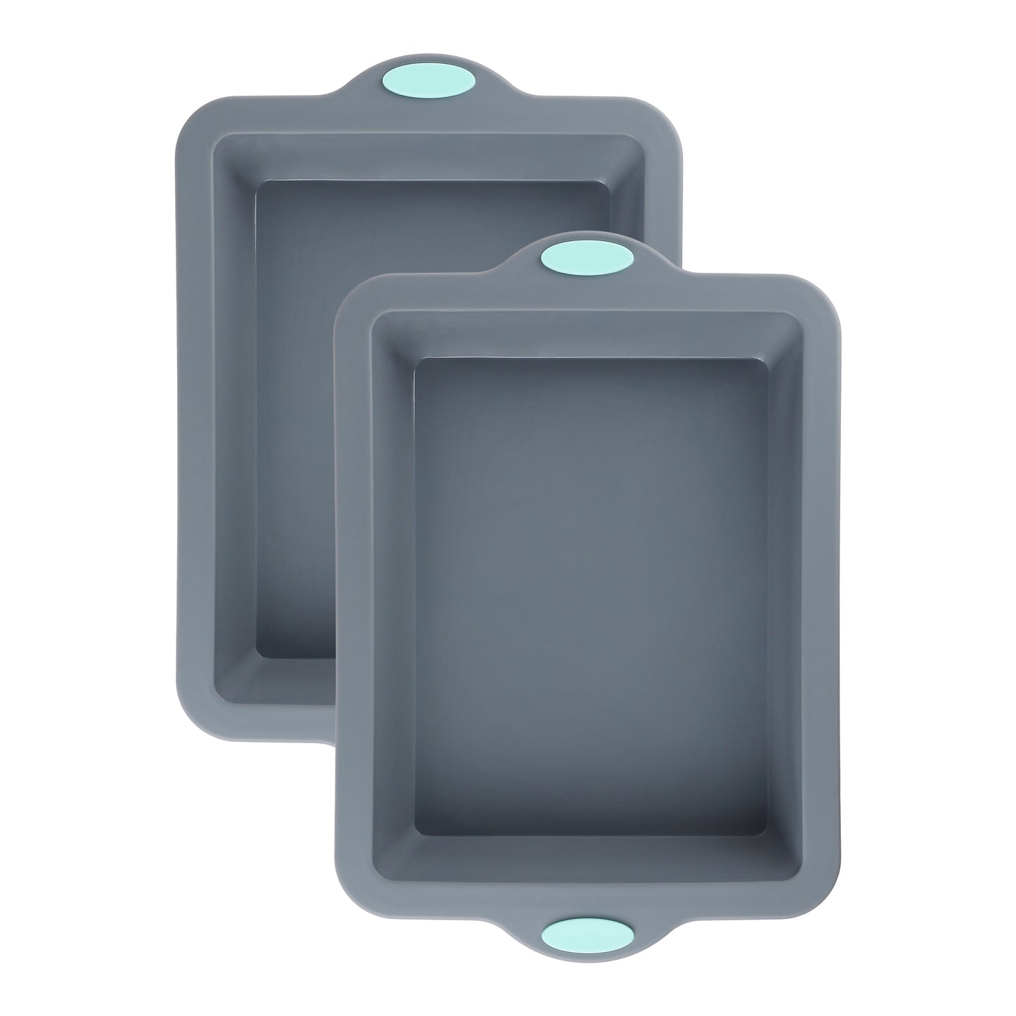 2 Packs Cake Pan Nonstick Silicone Baking Pan, Sheet Pans for Baking Cakes Lasagna