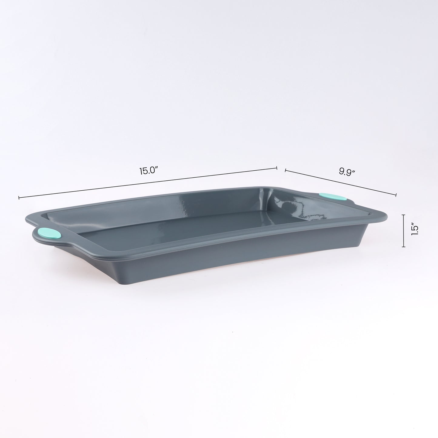 2 Packs Cake Pan Nonstick Silicone Baking Pan, Sheet Pans for Baking Cakes Lasagna