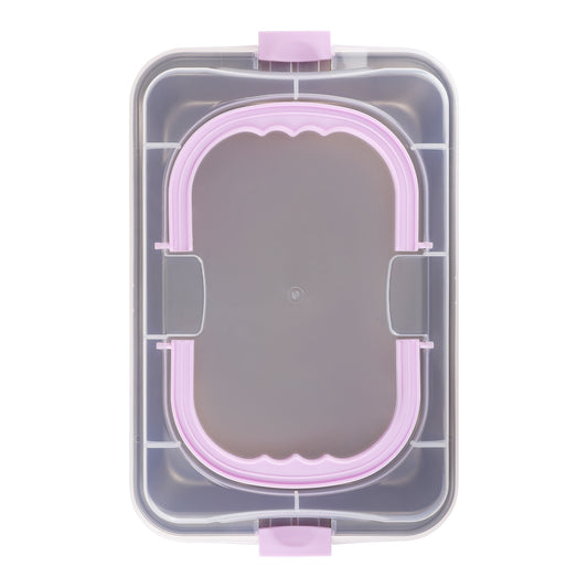 Bandeja para hornear, bandejas para hornear galletas, bandeja antiadherente resistente a la deformación para pasteles con tapa