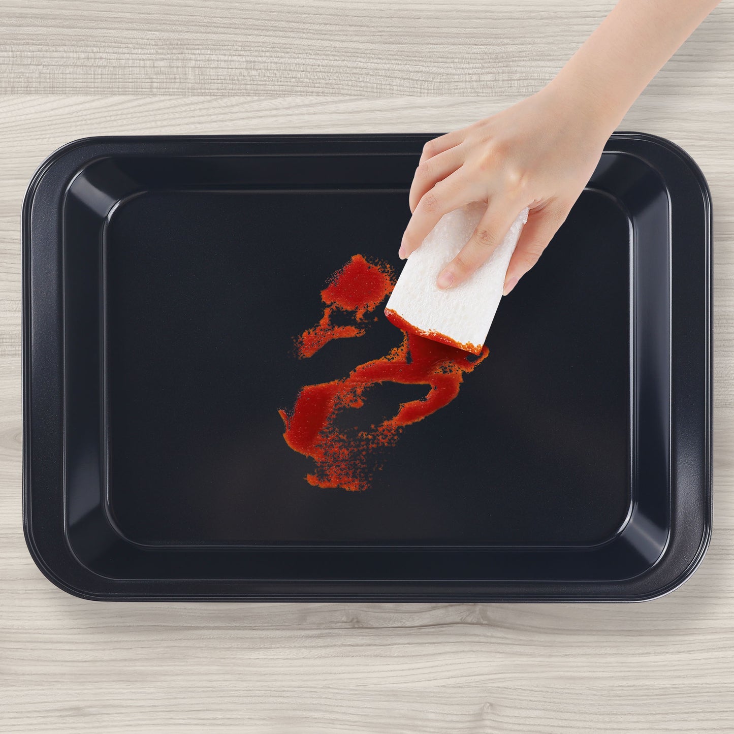 Nonstick, Carbon Steel Oven Safe Bakeware Set, Durable Baking Pans Set