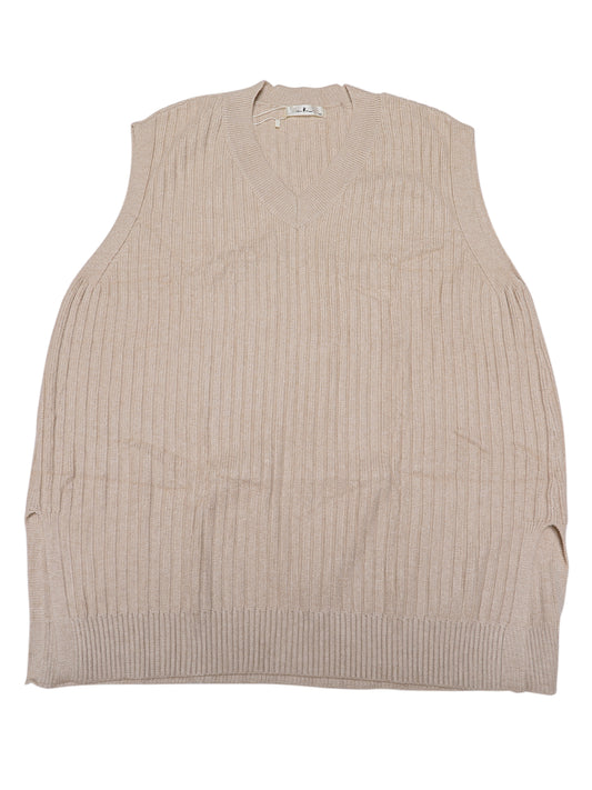 Women Plus Size Sweater Vest V Neck Sleeveless Pullover Split Hem Knit Vest Classic Sweater Tops