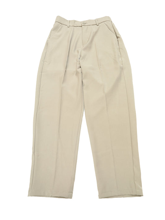Pantalones casuales de negocios para mujer, pantalones de oficina de trabajo de longitud corta con bolsillos