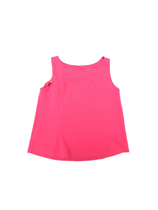 Camiseta sin mangas de verano para trabajo de negocios con cuello barco para mujer