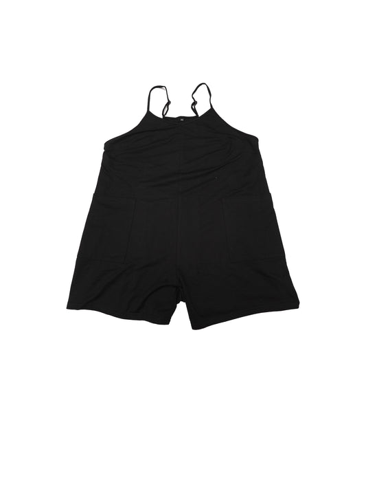 Women Plus Size Romper Summer Casual Sleeveless Spaghetti Strap Shorts Overalls Jumpsuit