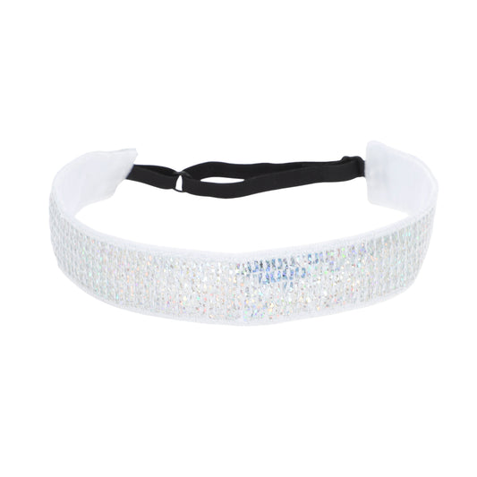 Diademas de lentejuelas ajustables para mujer, coloridas, 1 pieza