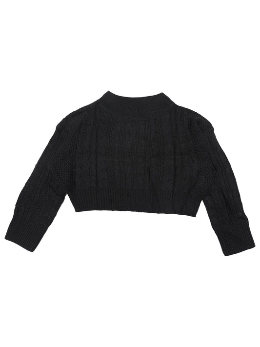 Women Off Shoulder Cropped Sweaters Batwing Sleeve Knit Pullover Long Sleeve Sweater Top