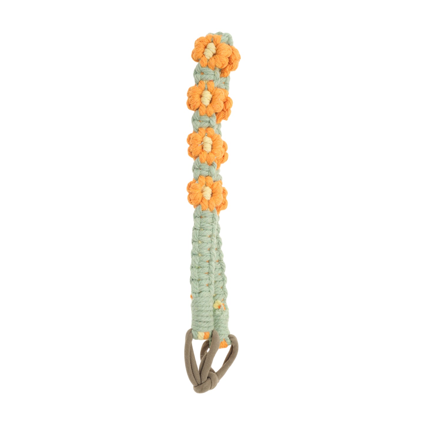 Hand-woven Stretch Headbands for Women Orange Green 1 Pc