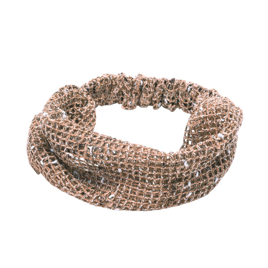Diadema elástica ancha de encaje para mujer, color rosa, 1 unidad