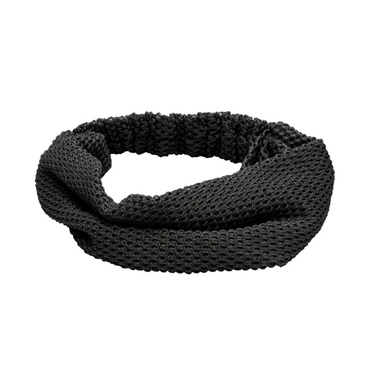 Diadema ancha de pata de gallo para mujer, color negro, 1 unidad