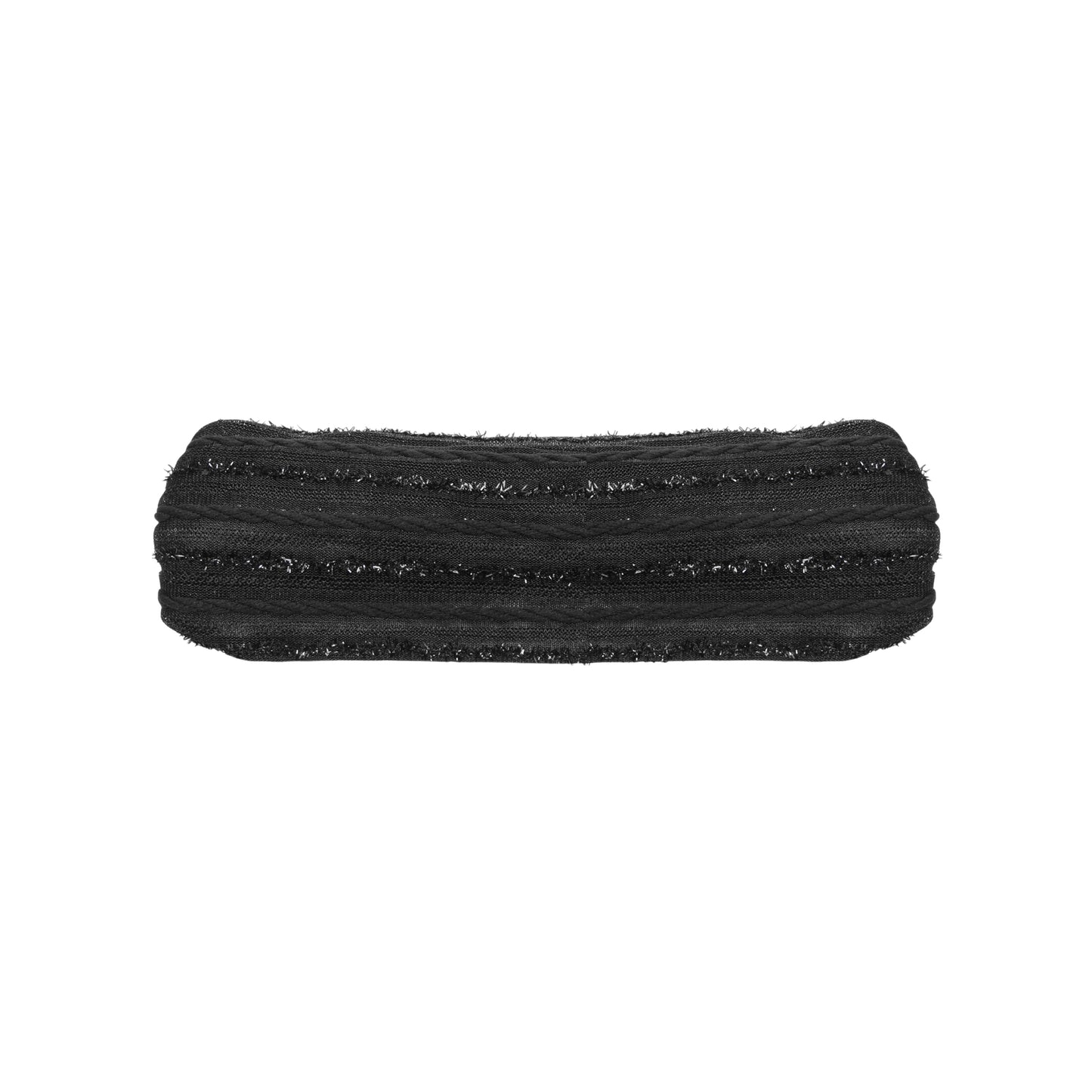 Stripes Vintage Wide Headband for Women Black 1 Pc