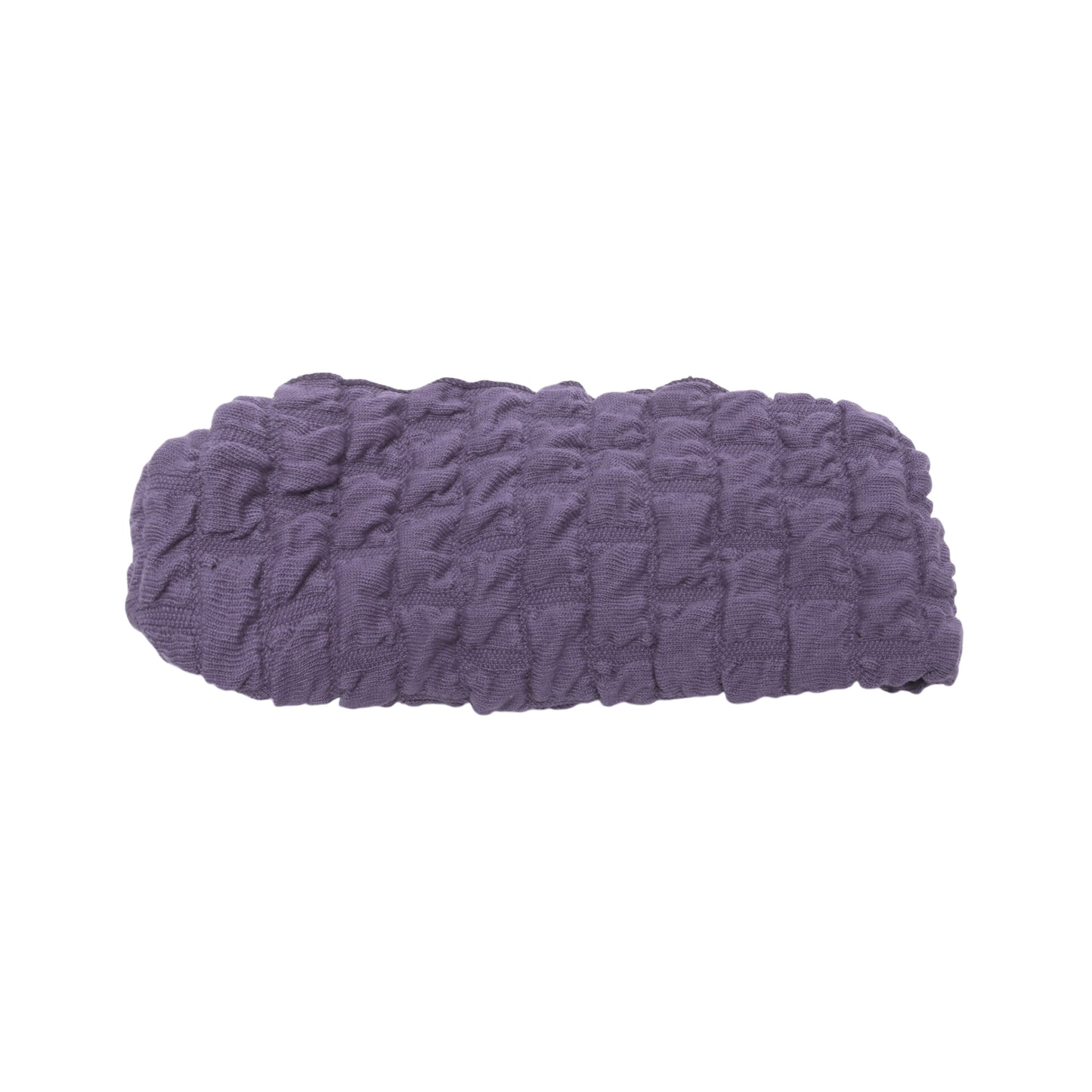 Elastic Texture Wide Headband for Women Purple 1 Pc