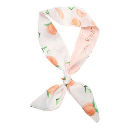 Diadema larga con estampado de frutas para mujer, color rosa, 1 unidad