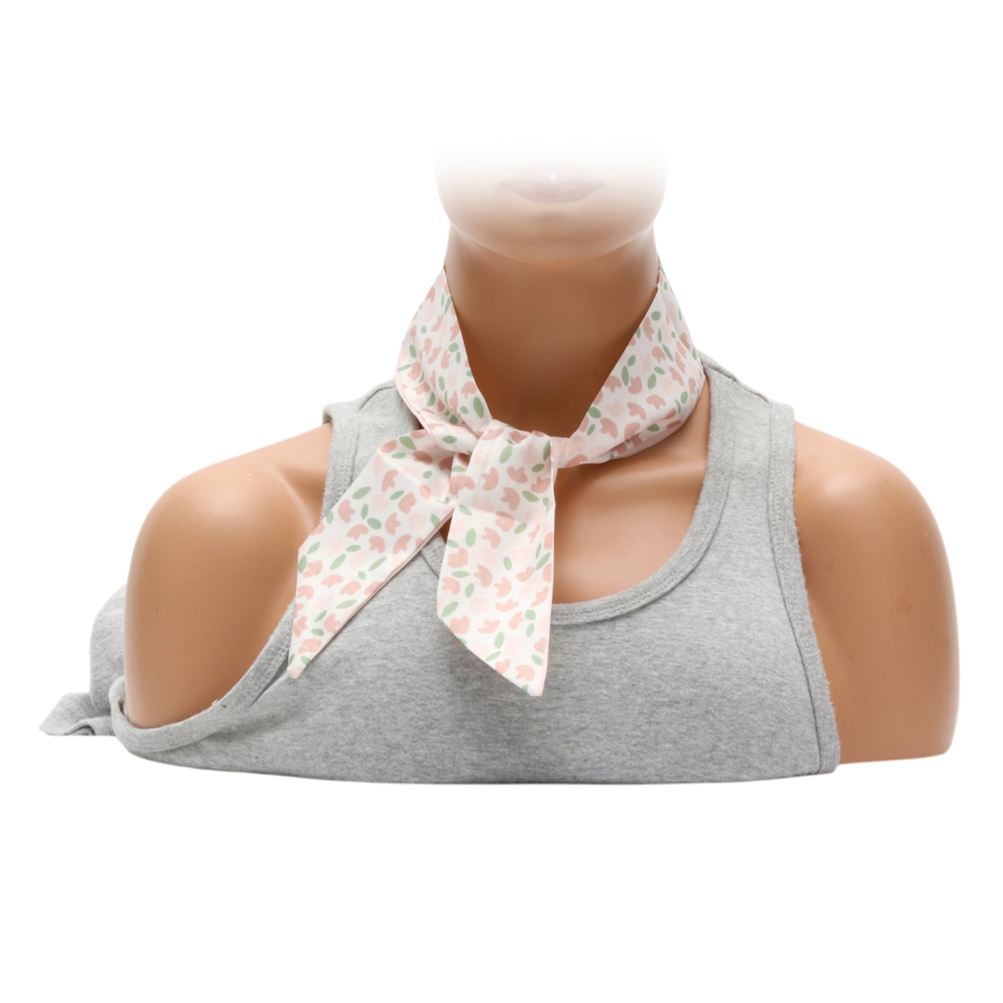 Ditsy Floral Long Ribbon Headband for Women Pink 1 Pc