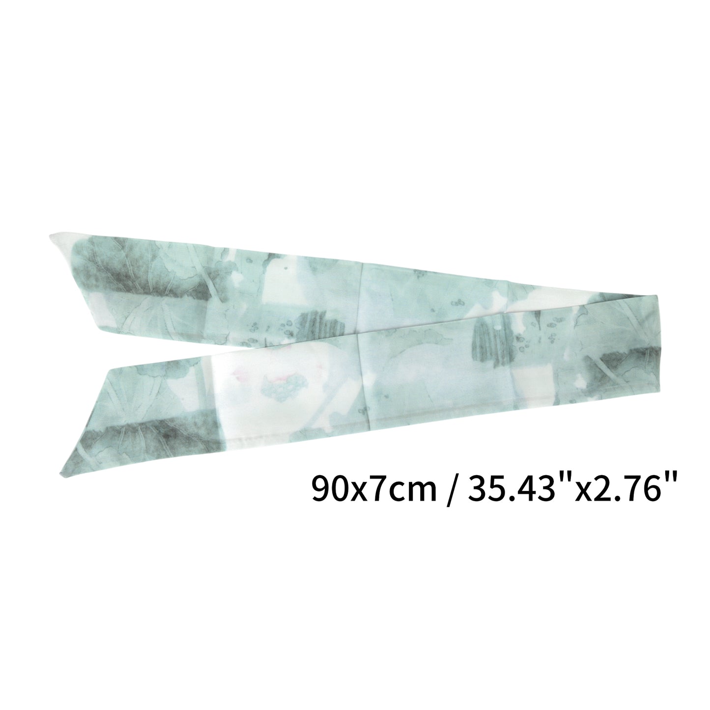 Vintage Lotus Leaf Headband for Women Gray 1 Pc