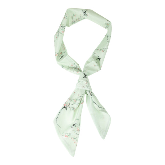 Vintage Swallow Flower Headband for Women Beige 1 Pc