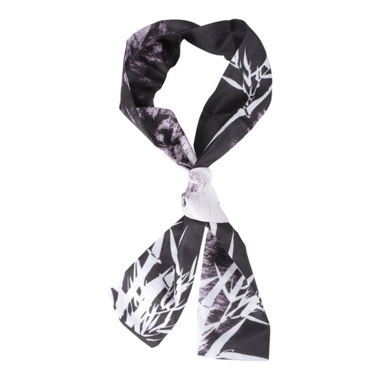 Vintage Bamboo Headband for Women Black White 1 Pc
