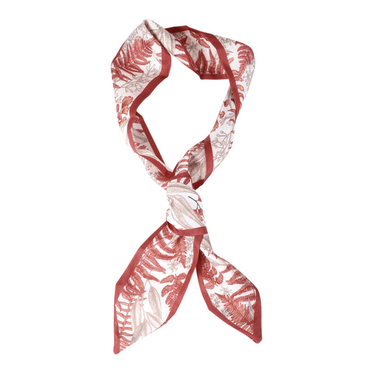 Leaf Self Tie Headband for Women Red 1 Pc