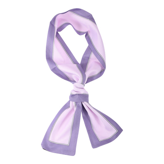 Pañuelo para el cuello con contraste en color para mujer, morado, 1 unidad