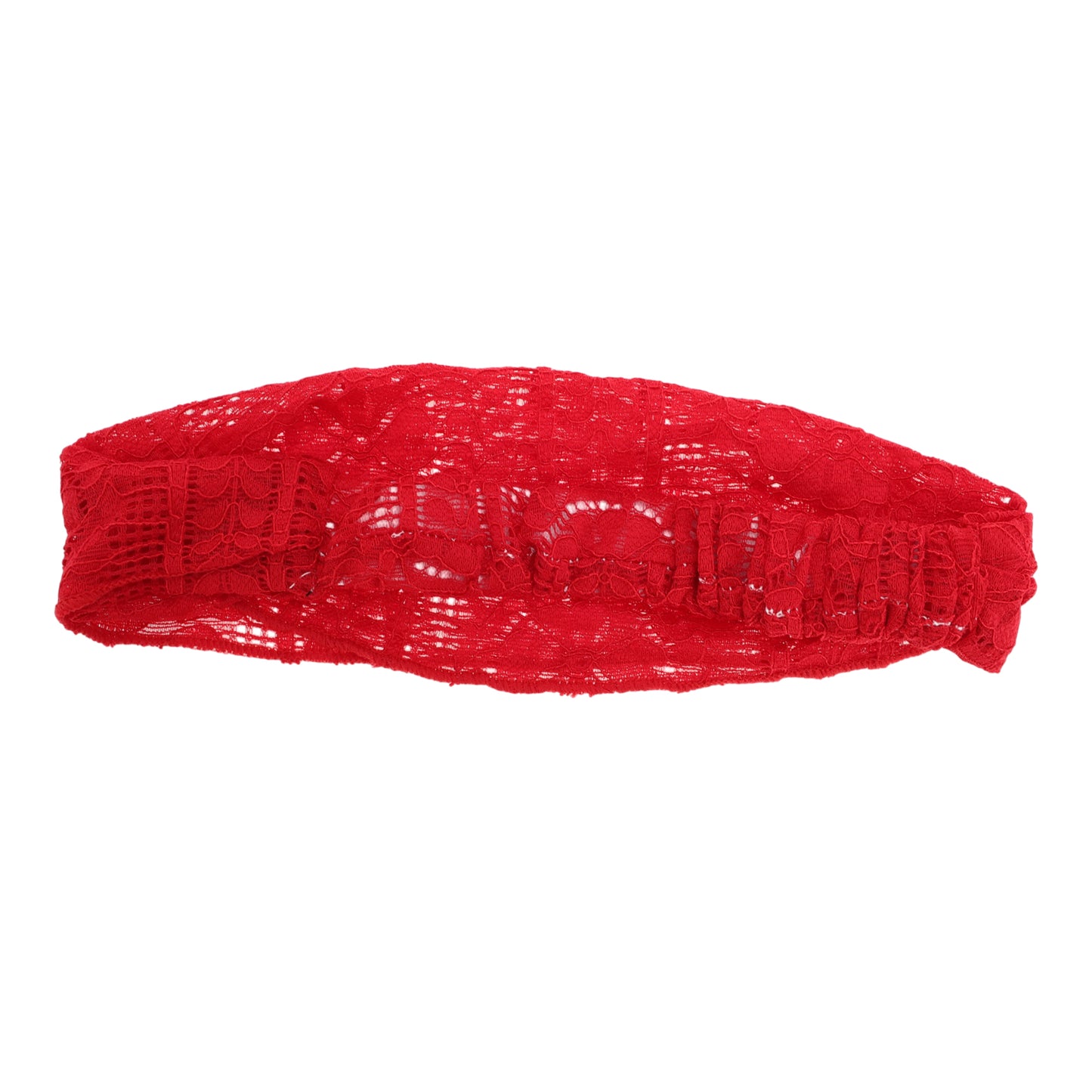 Lace Vinatage Wide Headband for Women Red 1 Pc