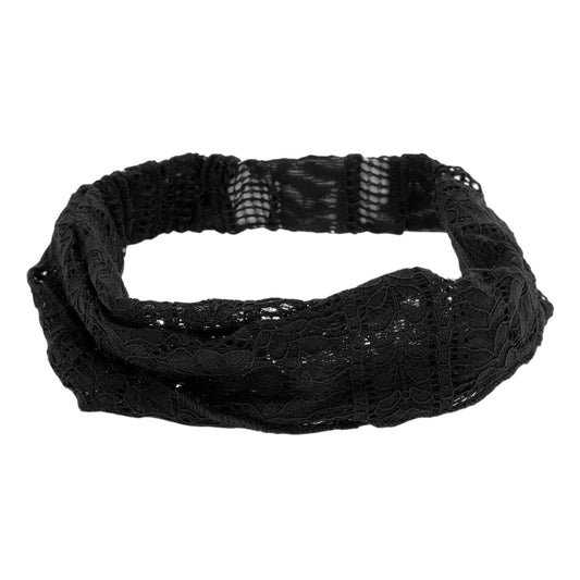 Lace Vinatage Wide Headband for Women Black 1 Pc
