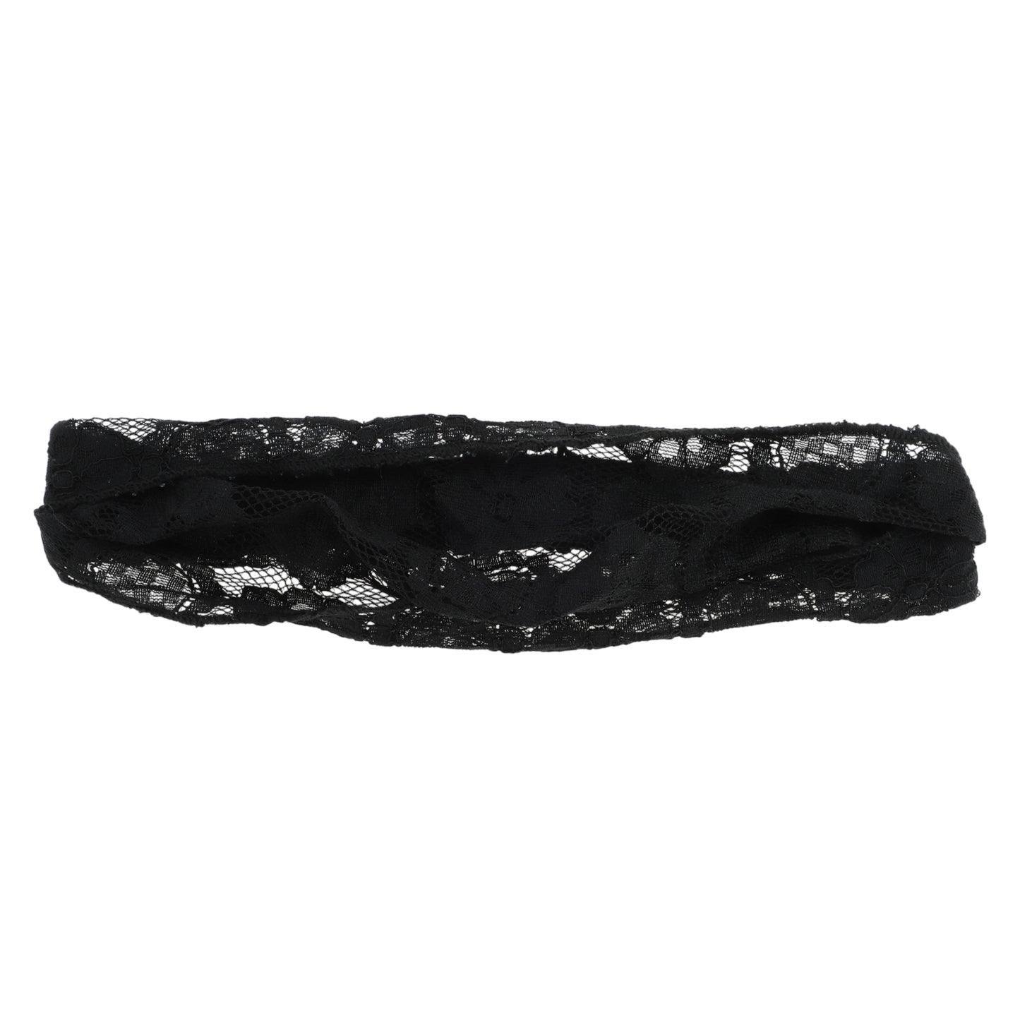 Diadema ancha de encaje ligero con diseño de girasol para mujer, color negro, 1 unidad