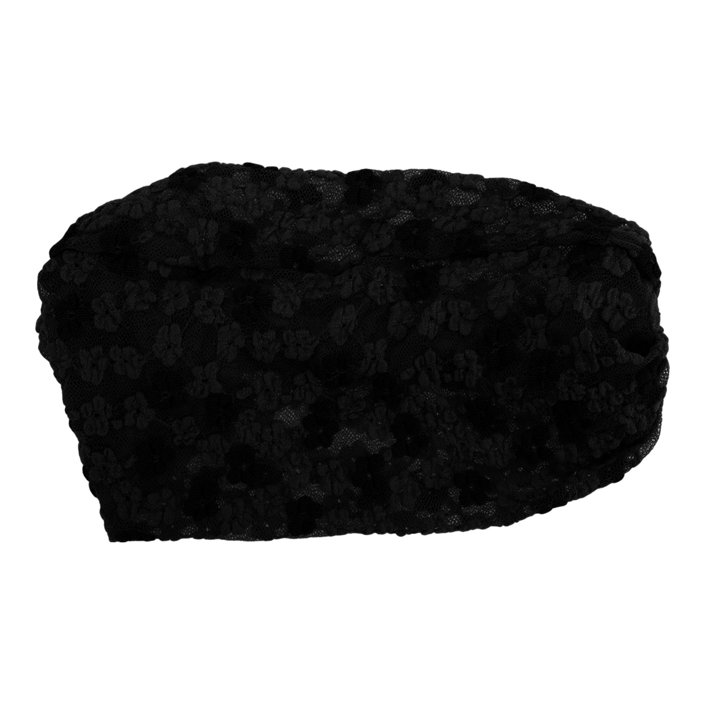 Diadema ancha de flores de doble cara para mujer, color negro, 1 unidad