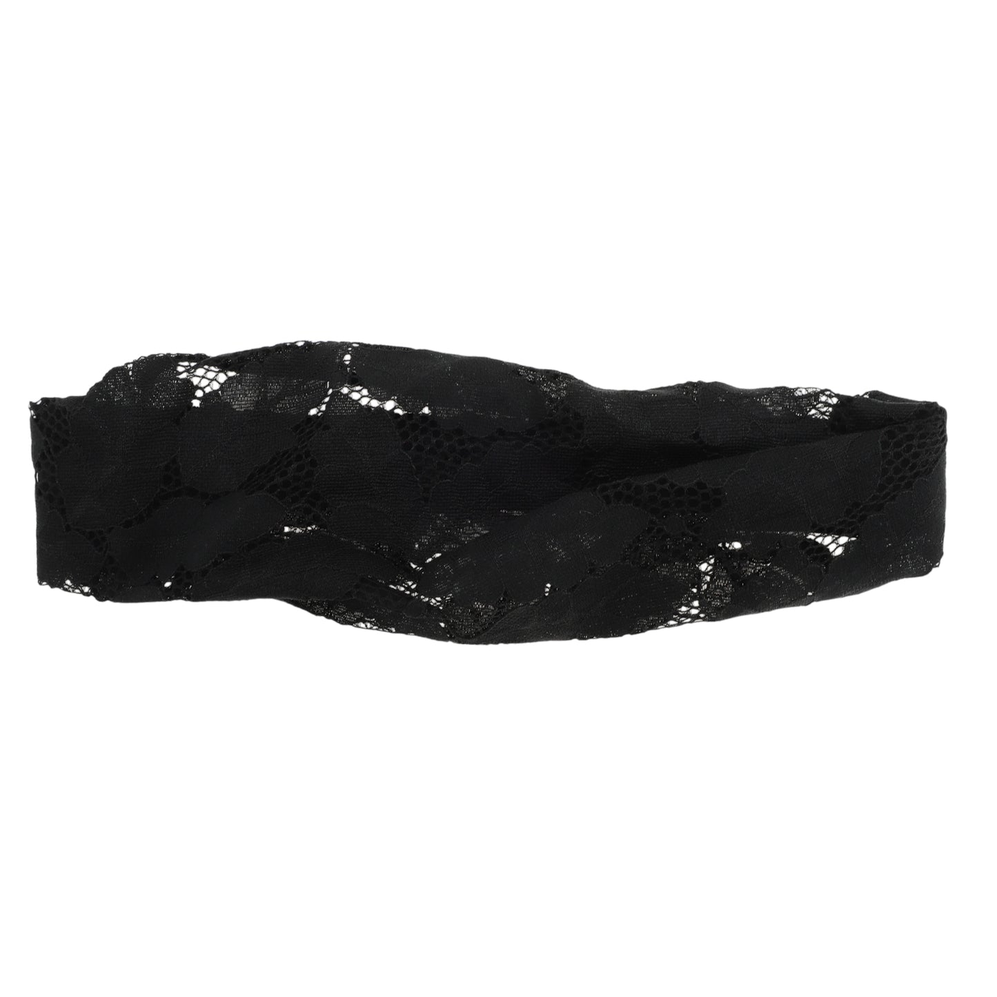 Leaf Lace Headband for Women Black 1 Pc