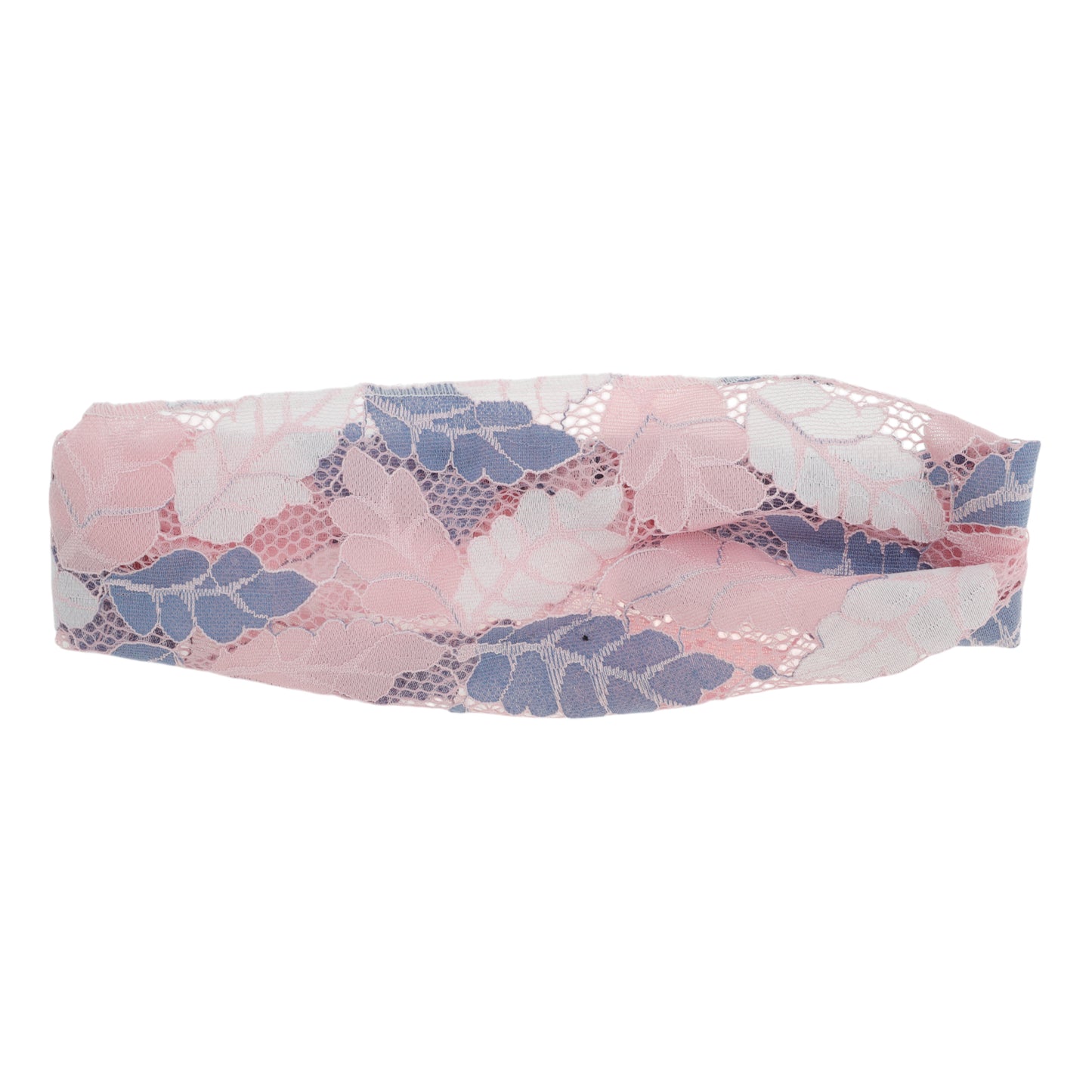 Leaf Lace Headband for Women Blue Pink 1 Pc