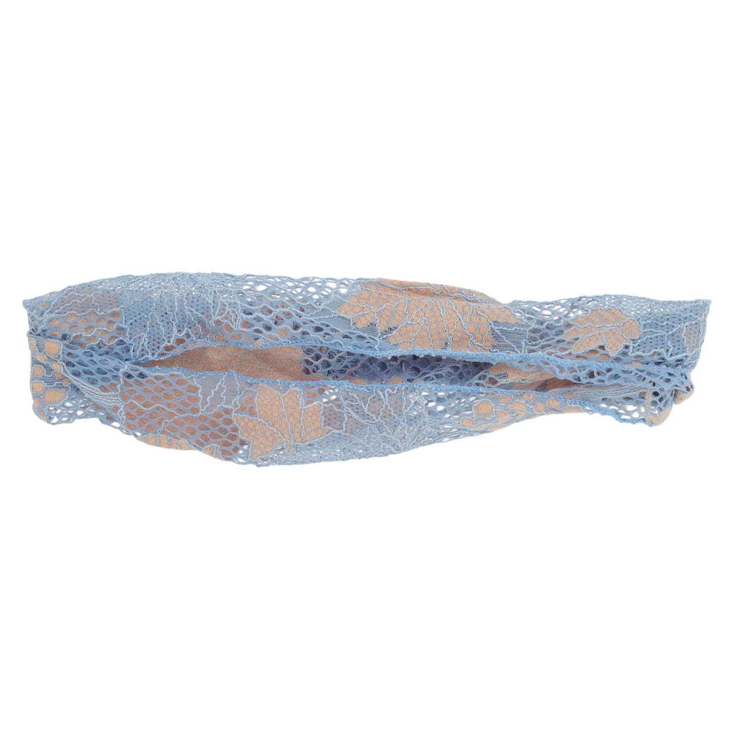 Breathable Maple Leaf Lace Headband for Women Sky Blue 1 Pc