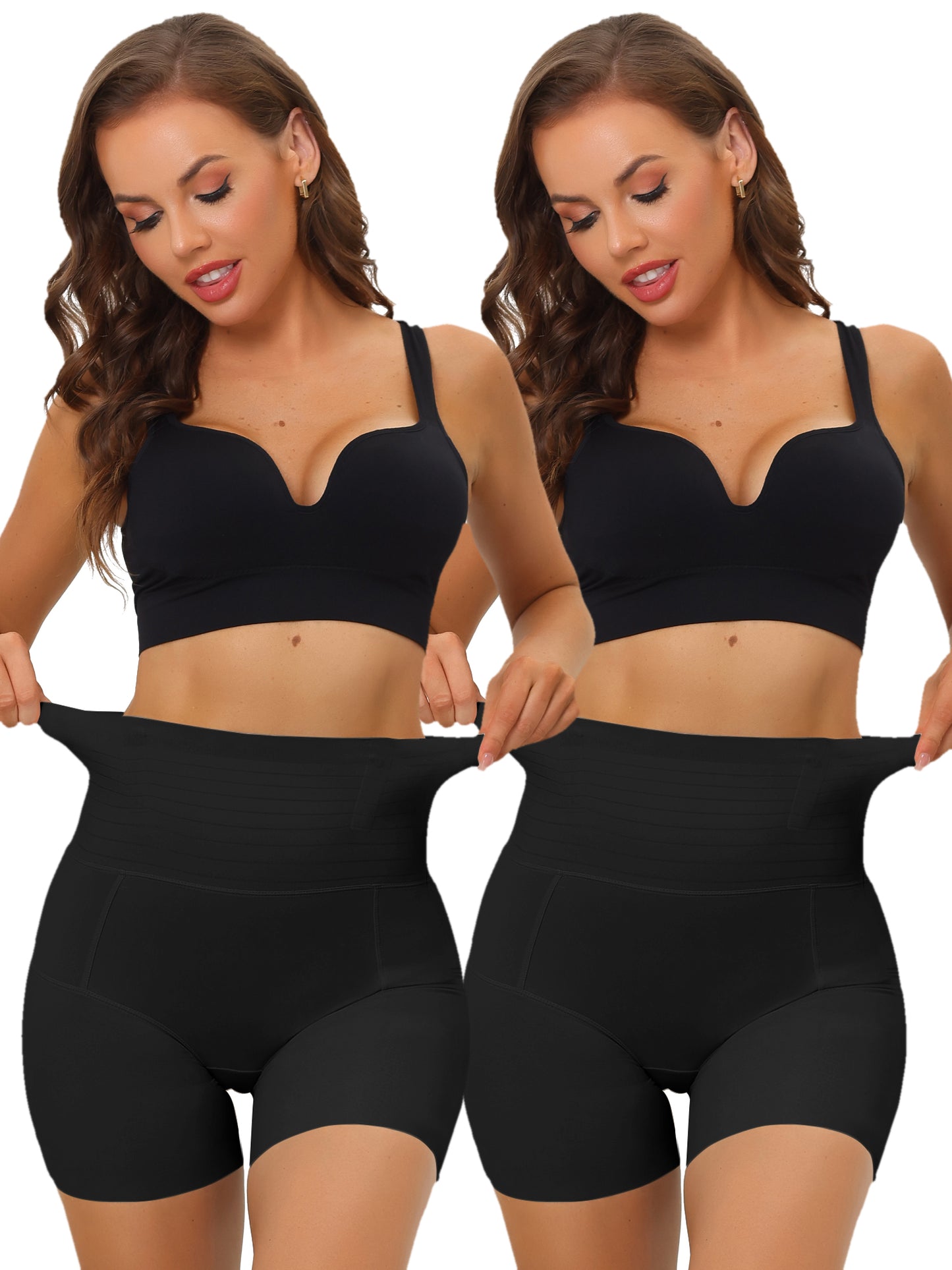 [PACK SALES] Women's 2 Pieces High Waisted Shapewear Panties