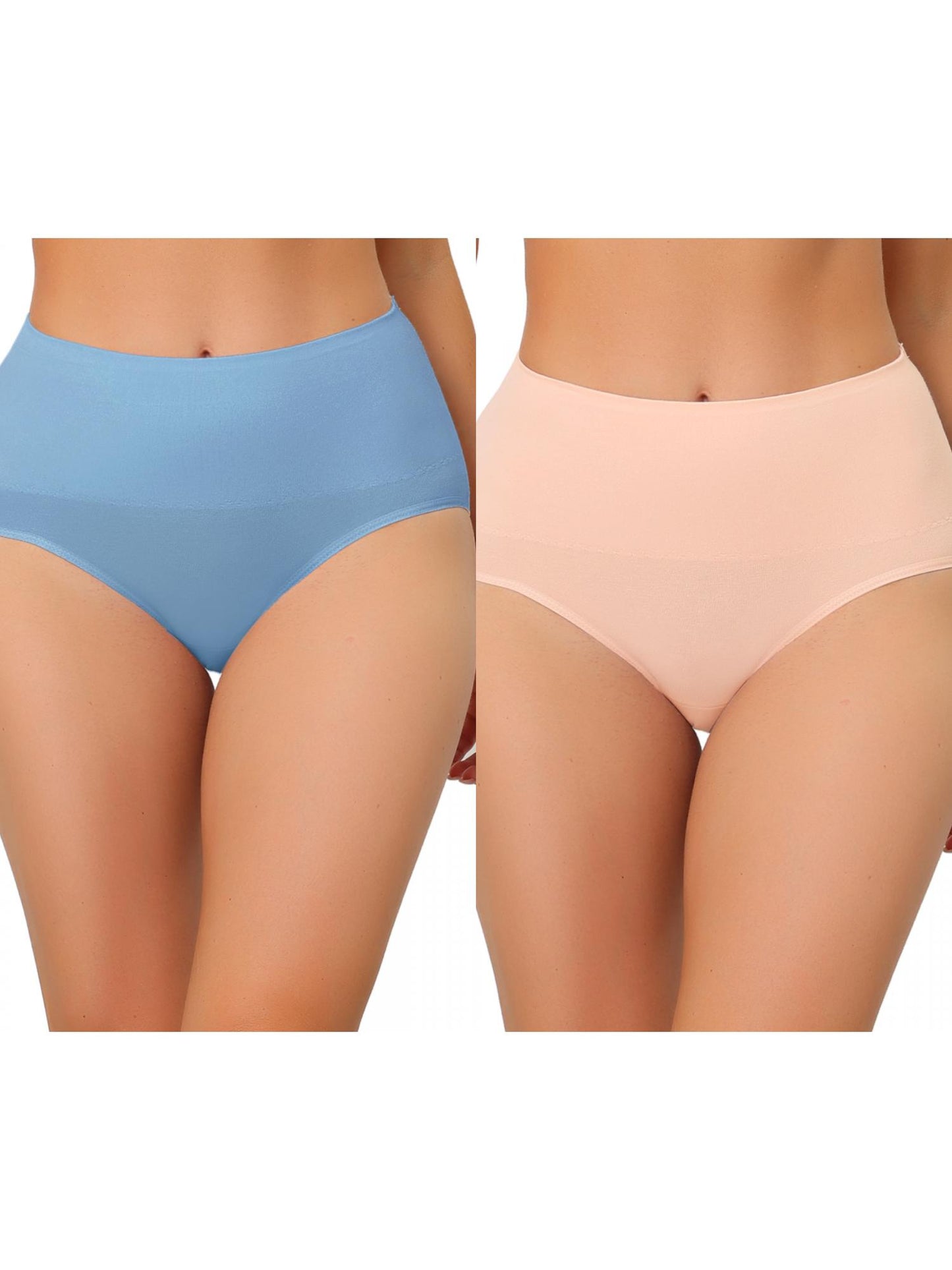 [PACK SALES] Women's 2 Pieces High Waist Shaping Underwear Panties Brief