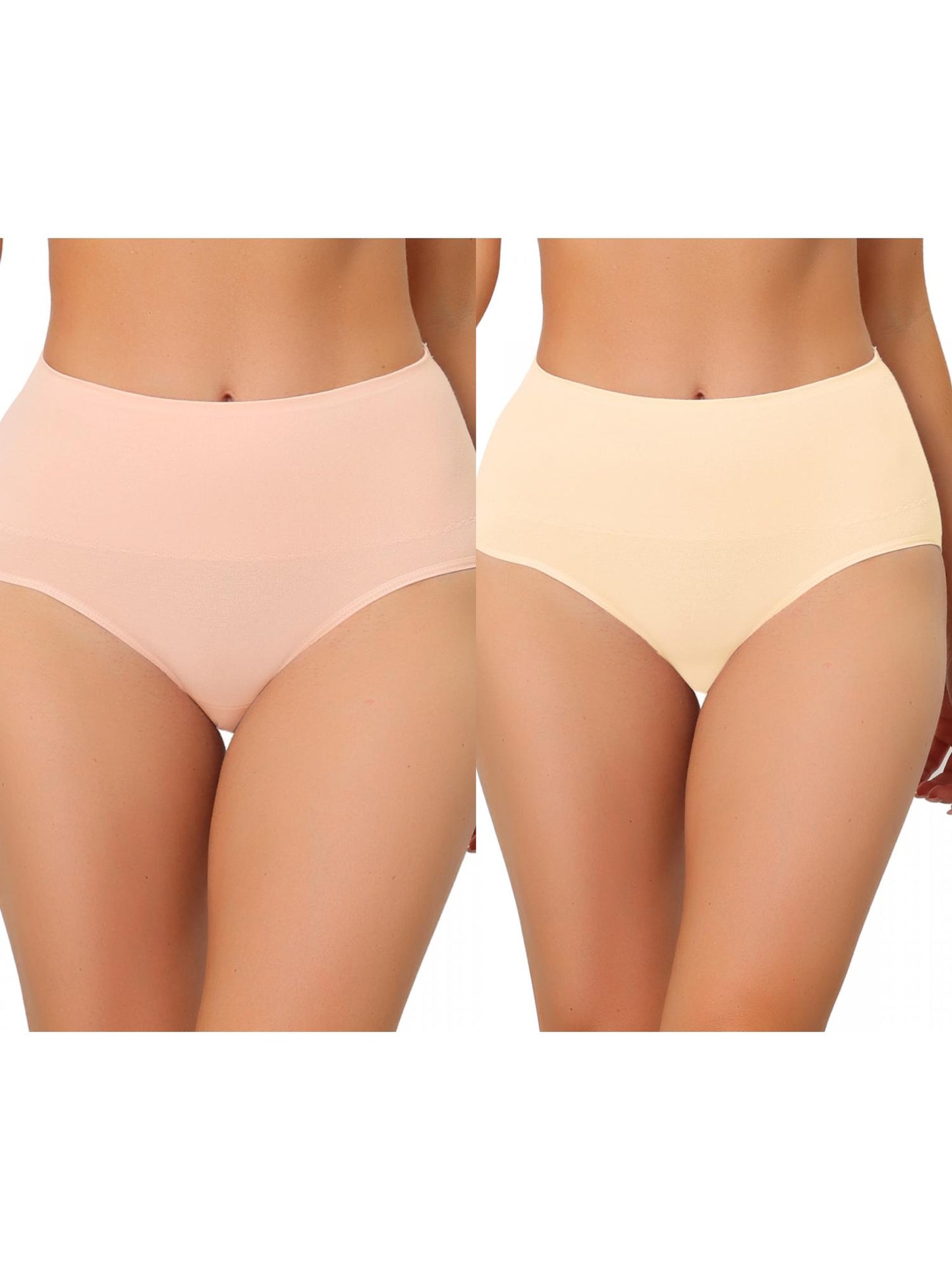 [PACK SALES] Women's 2 Pieces High Waist Shaping Underwear Panties Brief