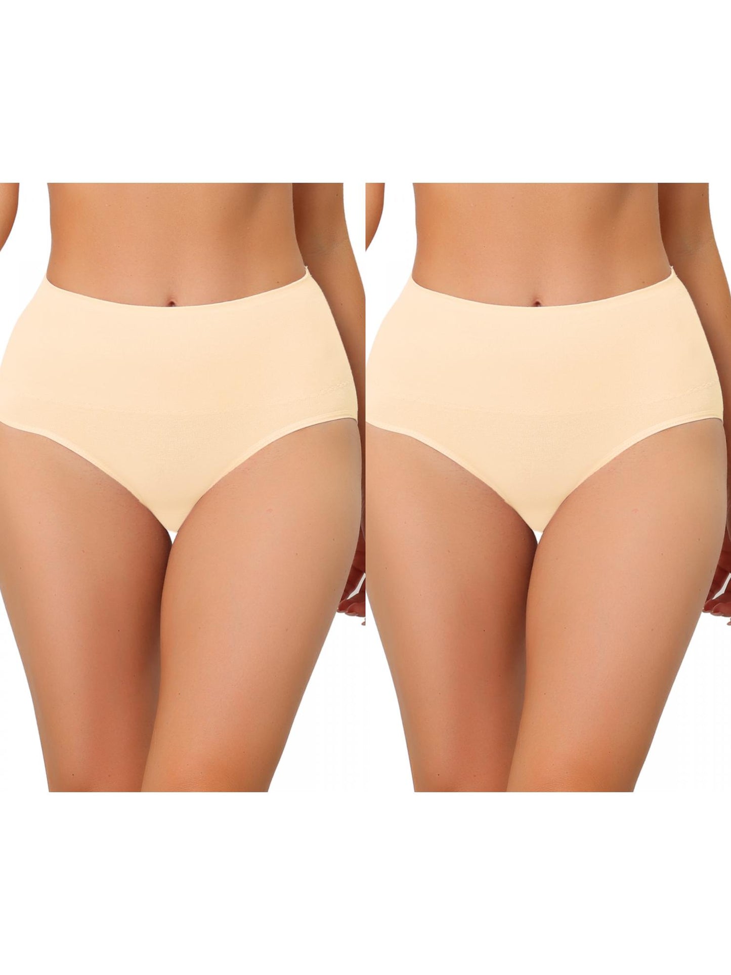[PACK SALES] Women's 2 Pieces High Waist Shaping Underwear Panties Brief