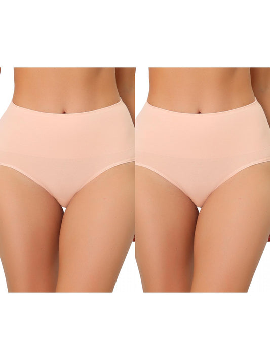 [PACK SALES] Women's 2 Pieces High Waist Shaping Underwear Panties Brief