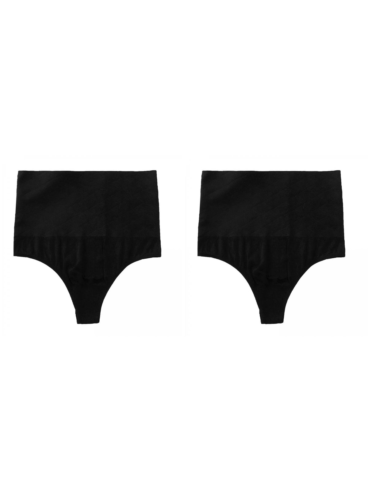 [PACK SALES] Women's 2 Pieces Thong Panties Shapewear High Waist Briefs
